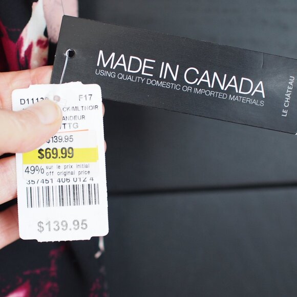 Le Château | NWT Chiffon Yoke Dress - Picture 4 of 9